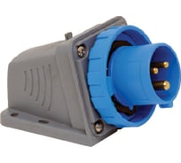 Настенная вилка 2Р+E, 3х16А, 200-250V, IP67 T-Plast 31.21.313.0900