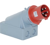 Настенная вилка 3P+N+E+Pilot, 5х63А, 380-415V, IP44 T-Plast 31.33.312.1600