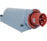 Настенная вилка 3Р+Е+Pilot 125A, 380-415V, IP67 T-Plast 31.37.312.1600 1