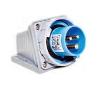 Настенная вилка 83х90, 2Р+E, 3х32А, 200-250V, IP67 T-Plast 31.25.312.0900