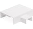 Т-отвод TWT с 60x22 на 24x14 TWT-CT60/24-UT-WH 1