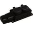 Каучуковая колодка 2 гнезда с з/к и крышкой 220В 16А, IP54, чёрная BEMIS BK1-1402-2612/3612 8698523906125 2