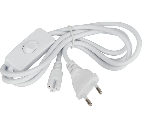 Сетевой шнур ЭРА LLEDACABLE04 с выключателем 3pin 1,5м Б0056188