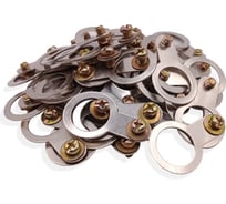 Кольцо заземления SURYAKOTI CAST SC 20Y Ni-к50 - размер 20, никелированная латунь, комплект-50 шт. SC020100Y-50