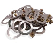 Кольцо заземления SURYAKOTI CAST SC 25Y Ni-к50 - размер 25, никелированная латунь, комплект-50 шт. SC030100Y-50