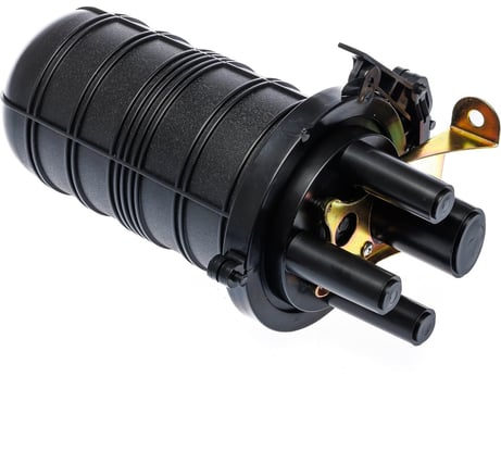 Тупиковая оптическая муфта Netlink gjs-7005 (gjs-2-d) 48 волокон, с крепежем, термоусадка 00000001030