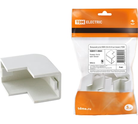 Внешний угол TDM ELECTRIC КМН 25x16 (4 шт./комп.) SQ0411-0063