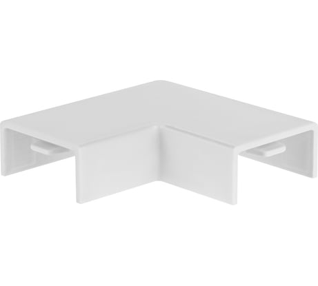 Поворот на 90 гр. TDM ELECTRIC КМП, белый, 20x10 упаковка 4 шт SQ0411-0092