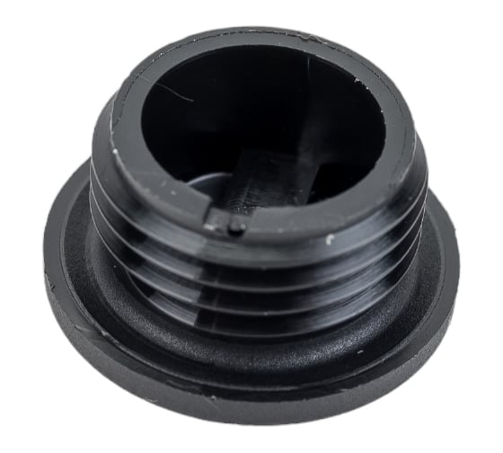 Заглушка отверстия WEYER DPK-M16B - заглушка под плоскую отвертку, нар. M16x1.5 PARLMU WE6800200 1