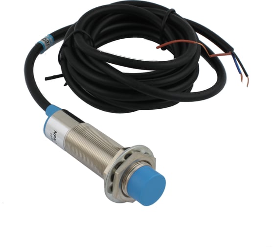 Емкостный датчик INNOCONT, M18x1, L=71 мм, зона срабатывания 10 мм, -25 +60 С, 12…24 VDC, IP65, выход: NPN NO, макс. ток 200 мА, кабель 2 м SC-18N10C