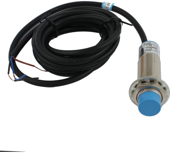 Емкостный датчик INNOCONT, M18x1, L=71 мм, зона срабатывания 10 мм, -25 +60 С, 12…24 VDC, IP65, выход: PNP NO, макс. ток 200 мА, кабель 2 м SC-18P10C