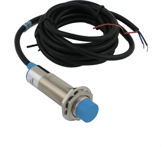 Емкостный датчик INNOCONT, M18x1, L=71 мм, зона срабатывания 10 мм, -25 +60 С, 12…24 VDC, IP65, выход: PNP NO, макс. ток 200 мА, кабель 2 м SC-18P10C