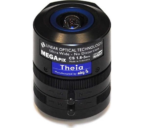 Объектив AXIS theia lens cs varif 1.8-3mm dc-iris 00000008161 1