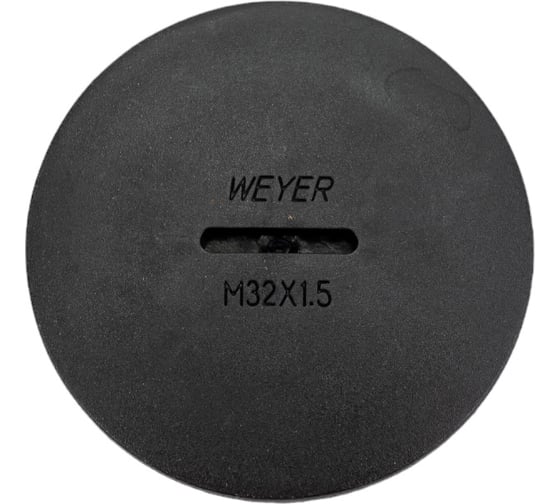 Заглушка отверстия DPK-M32B Weyer заглушка под плоскую отвертку, нар. M32x1.5 WE6800500