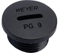 Заглушка отверстия DPK-P09B Weyer заглушка под плоскую отвертку, нар. PG09 WE6801000