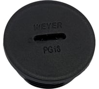 Заглушка отверстия DPK-P16B Weyer заглушка под плоскую отвертку, нар. PG16 WE6801300