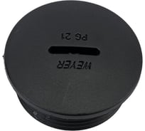 Заглушка отверстия DPK-P21B Weyer заглушка под плоскую отвертку, нар. PG21 WE6801400