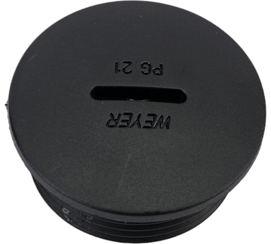 Заглушка отверстия DPK-P21B Weyer заглушка под плоскую отвертку, нар. PG21 WE6801400 1