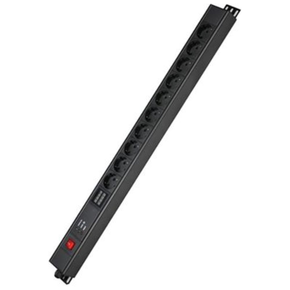 Блок распределения питания DKC (pdu) 0u, 16a с выключателем, защитой и ...