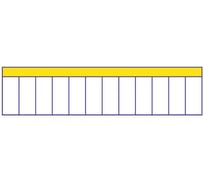 Наклейка EKF "12 модулей" (50шт.) proxima an-2-13 26893334