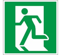 Знак EKF "выход здесь" (левосторонний) 200x200мм (10шт.) proxima an-5-01