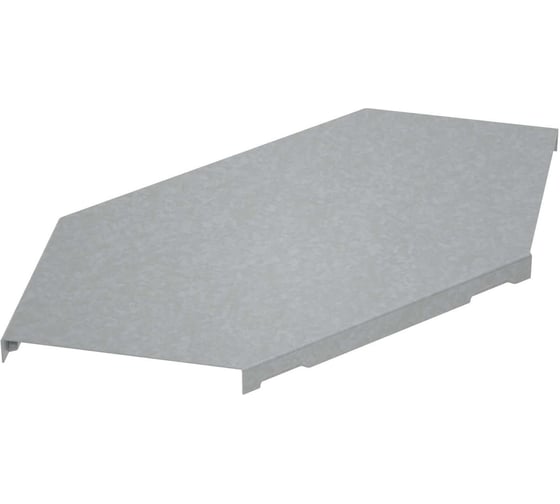 Крышка горизонтального угла Система КМ 90 гр. 500 мм ПЛЮС INOX304 KGLplus90-500 INOX304 1