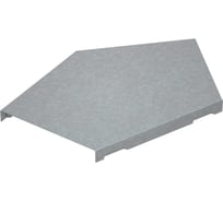 Крышка горизонтального угла Система КМ 45 гр. 150 мм ПЛЮС INOX304 PL6510 KGLplus45-150 INOX304