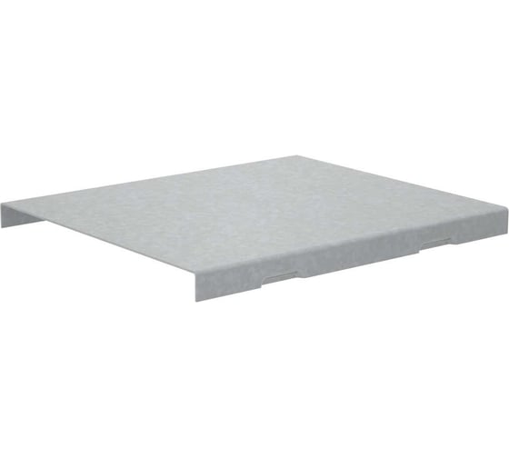 Крышка Система КМ на внешний вертикальный угол 50х300 мм с разворотом трассы на 180 гр. ПЛЮС INOX304 PL6070 KVLTDplus90-50-300 INOX304 1