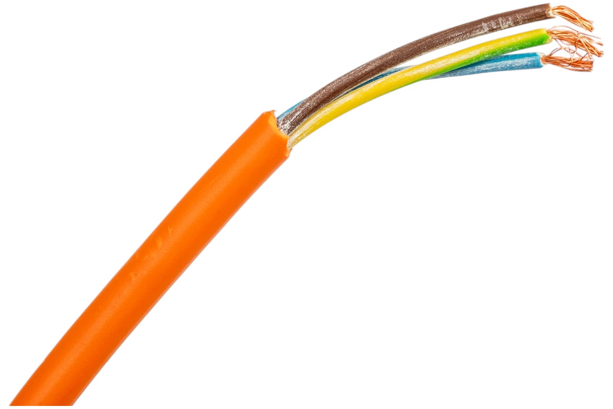 Шнур ПВС-ВП Партнер-электро 3x1,0 ГОСТ оранжевый 3м C013-1-10OR.PBK03.A ...