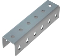 Соединитель усиленного швеллера Система КМ 50x50x4,0 мм INOX304 SLPU50-50 INOX304