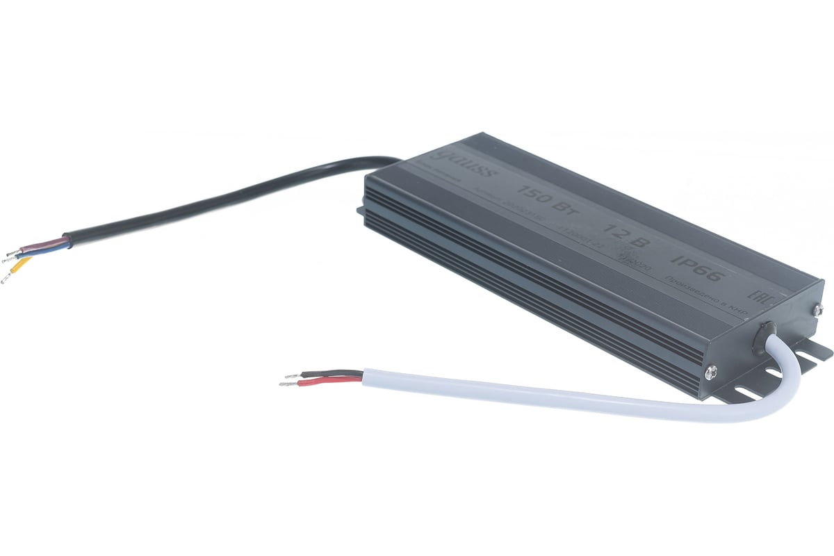Пылевлагозащищенный блок питания для светодиодной ленты 150W 12V IP66 ...