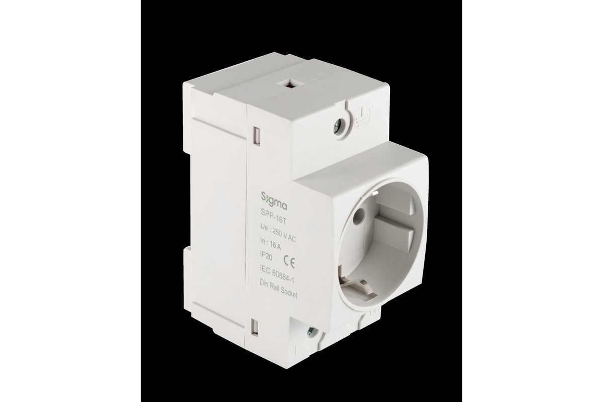 Модульная розетка Sigma Elektrik 16 A 230 В, 5 шт SPP-16T - выгодная ...
