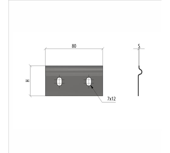 Соединительная пластина Система КМ для борта 100 мм ПЛЮС INOX304 PL6504 SP3plus INOX304