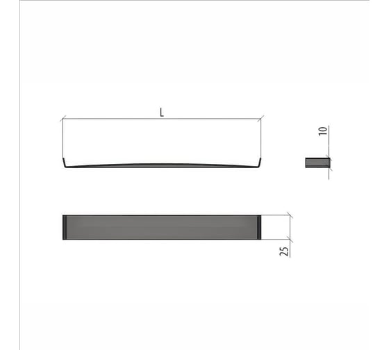 Держатель кабеля Система КМ 200 мм ПЛЮС INOX304 PL12143 DK200plus INOX304