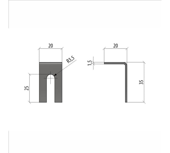 Фиксатор крышки для лотков Система КМ серии ПЛЮС INOX304 PL3527 FKplus INOX304