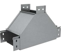 Крышка на вертикальный Т-ответвитель переходник Система КМ 200-150 мм с разворотом трассы на 90 гр. ПЛЮС нижняя часть меньше исходной INOX304 PL6394 KTDPSplus90-200-150 INOX304