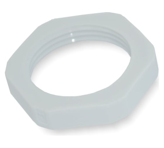 Крепеж для гофрированных труб Weyer GMK-P13.5G - контргайка, внутр. PG13.5 WE4602800 1