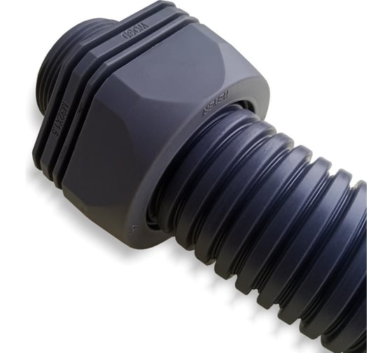 Муфта для гофрированных труб Weyer WQGD-M40B/AD34.5 - коннектор прямой, нар. M40x1.5 WE0801600