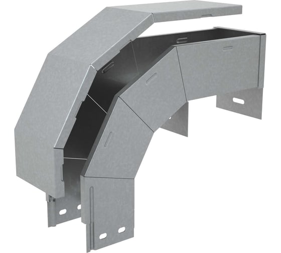 Вертикальный Т-ответвитель крышка Система КМ вниз 50х150х150 мм ПЛЮС INOX304 PL6146 OKTDplus50-150-150 INOX304 1