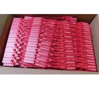 Пластиковая номерная пломба Пломба.Ру D 2,3 мм., L 140 мм., Цвет Красный 1000 шт. КПП-3-1601СТ 619336