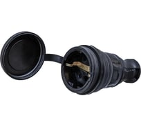 Розетка TOKOV ELECTRIC 1-м 16а с заземл. каучук TKE-C05-KR-Z