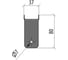 Скоба для подвеса на шпильке Система КМ 150 мм INOX304 LO13908 SPS150 INOX304 3