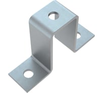 Прямоугольная скоба для двойного страт-профиля Система КМ 41x82 мм LO11720 PS41-82