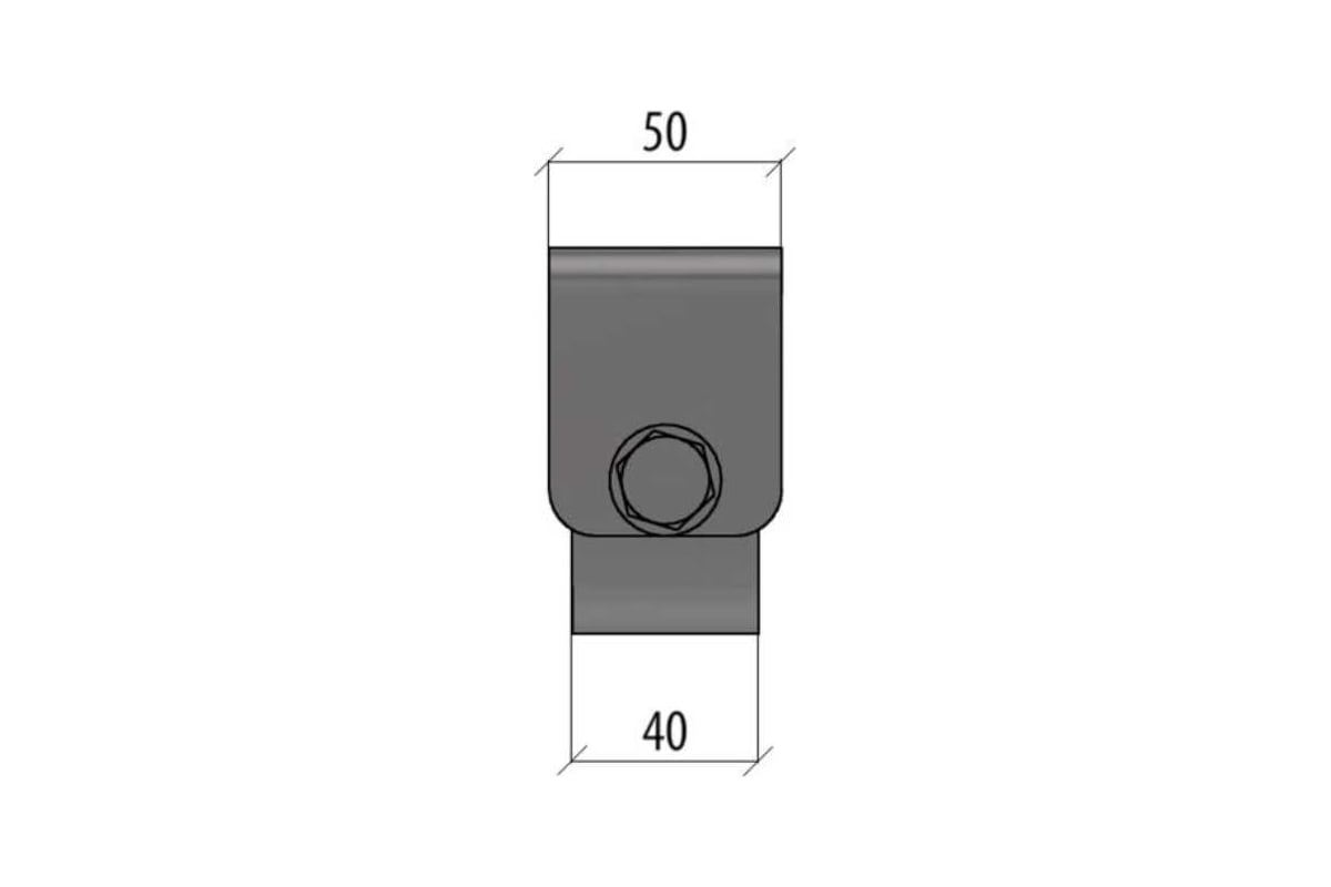 Шарнирный подвес для шпильки Система КМ м10 5 мм INOX304 LO20127 SHS10 ...