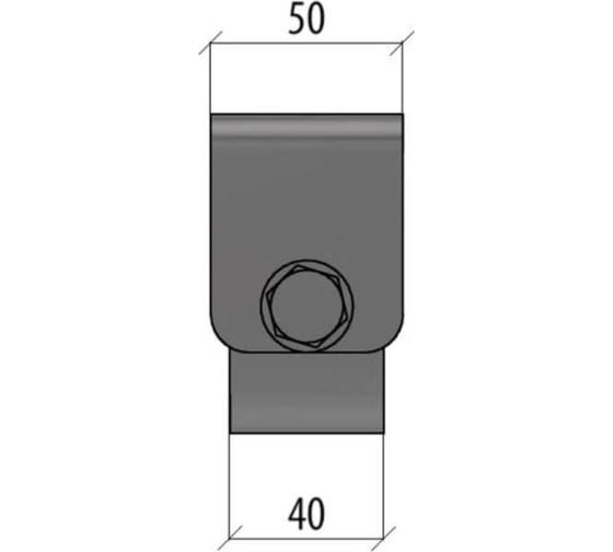 Шарнирный подвес для шпильки Система КМ м10 5 мм INOX304 LO20127 SHS10 INOX304