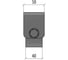 Шарнирный подвес для шпильки Система КМ м10 5 мм INOX304 LO20127 SHS10 INOX304 3