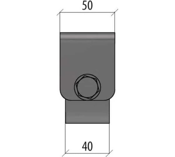 Шарнирный подвес для шпильки Система КМ м12 5 мм INOX304 LO18641 SHS12 INOX304