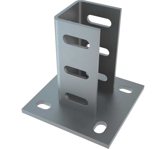 Основание потолочной стойки Система КМ для профиля 50x50 мм INOX304 LO17459 OPTU INOX304 1