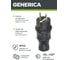 Прямая вилка GENERICA 16а ip44 черная EVK20-016-01-44-K02-G 4