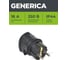 Вилка с боковым вводом GENERICA 16а ip44 черная EVK21-016-01-44-K02-G 2